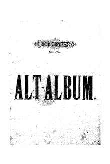 Partition complète (Alto voix), Arien-Album, Various