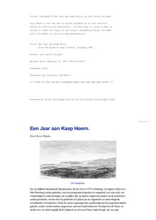 Een Jaar aan Kaap Hoorn - De Aarde en haar Volken, 1886