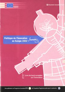Politique de l innovation en Europe 2002