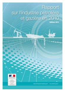 Rapport sur l'industrie pétrolière et gazière en 2010