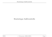 Statistique Inférentielle