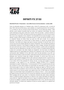 INFINITI FX 37/50