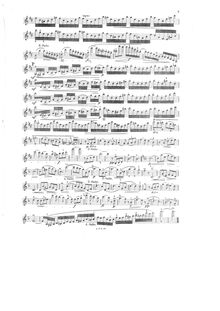 Partition de violon - , partie 2, violon Concerto, Concert für Violine mit Begleitung des Orchesters