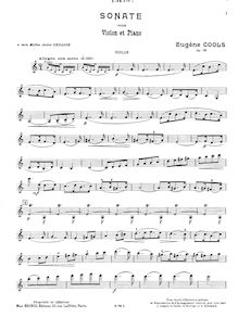 Partition de violon, violon Sonata, Op.79, Sonate pour violon avec accompagnement de piano. Op. 79.