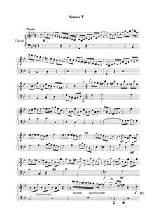 Partition Sonata No.5 (G minor/G major), 6 kurze Sonaten für das Klavier oder Fortepiano