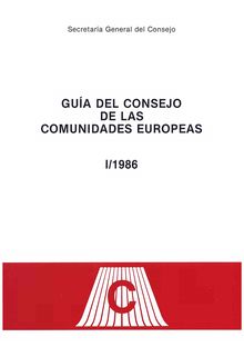 Guía del Consejo de las Comunidades europeas