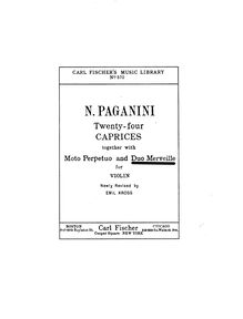 Partition complète, Sonata en C Major, Paganini, Niccolò par Niccolò Paganini
