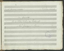Partition violon 2, corde quintette, Op.54, Epigrafe Armonia e melodie Quintet