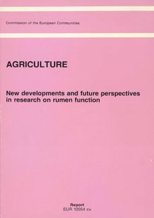New developments and future perspectives in research on rumen function