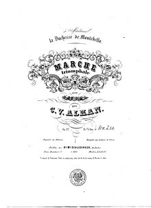 Partition complète, Marche Triomphale, Op.27, Alkan, Charles-Valentin
