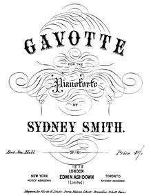 Partition complète, Gavotte en G major, Op.161, G major, Smith, Sydney par Sydney Smith