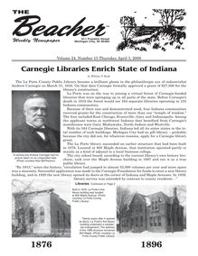 Carnegie Libraries Enrich State of Indiana - Beacher 040308-a.indd