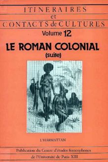 Le roman colonial (suite)