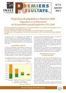 Projections de population à lhorizon 2040