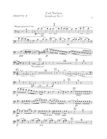 Partition basson 1, 2, contrebasson, Symphony No. 5, Op. 50, Nielsen, Carl