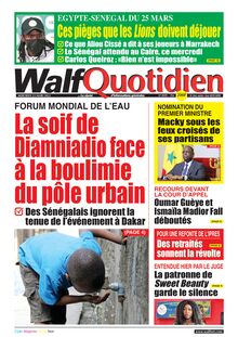 Walf Quotidien N° 8999 - du mercredi 23 mars 2022