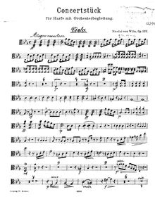 Partition altos, Konzertstück, Konzertstück für Harfe und Orchester