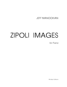 Partition de piano, Zipoli Images, Suite on Themes of Domenico Zipoli