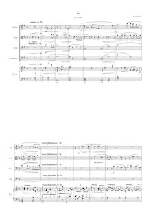 Partition , Andante, partition de piano, Piano quintette No.2 en E minor