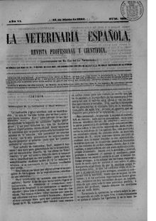 La veterinaria española, n. 168 (1862)