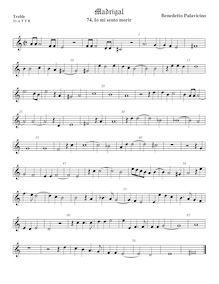Partition viole de gambe aigue, Madrigali a 5 voci, Libro 7, Pallavicino, Benedetto par Benedetto Pallavicino