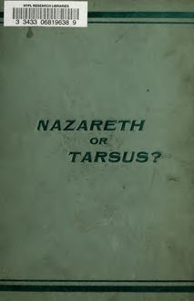 To Nazareth or Tarsus?