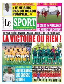 Le Sport n°4689 - du Mercredi 21 juillet 2021
