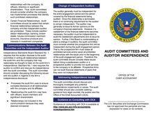 Audit Committees and Auditor Independence brochure