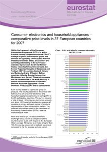 Consumer electronics and household appliances