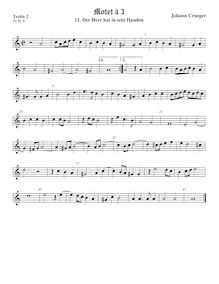 Partition viole de gambe aigue 2, Motets, Crüger, Johann par Johann Crüger