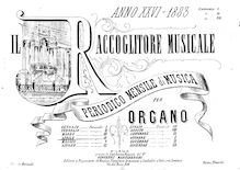 Partition April 1883 issue: partition complète, Contributions to pour Raccoglitore Musical, February 1883