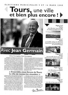 le programme de campagne de Jean Germain en 2008