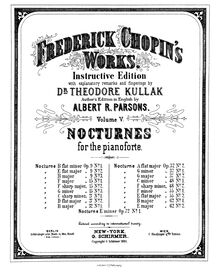 Partition complète, Deux nocturnes, Chopin, Frédéric