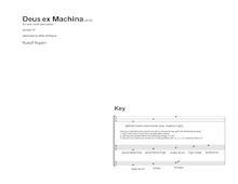 Partition Percussion Instructions, Deus Ex Machina, Rojahn, Rudolf