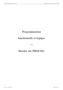 Cours PROLOG