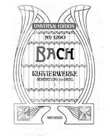 Partition Prelude et Fugue No.22 en B♭ minor, BWV 867, Das wohltemperierte Klavier I par Johann Sebastian Bach
