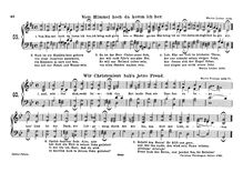 Partition Weihnachtslieder und Neujahrslied (No.59-63), Choralbuch