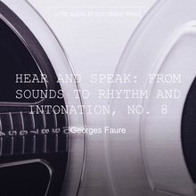 Hear and Speak: From Sounds to Rhythm and Intonation, No. 8