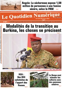 Le Quotidien Numérique d’Afrique n°1871 - du lundi 28 février 2022