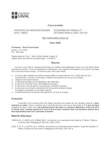 Plan de section Z1 - Cours jumelés PRINCIPES DE MACROÉCONOMIE ECN ...