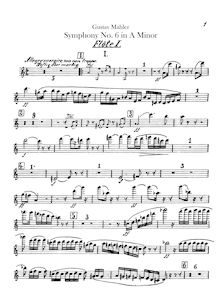 Partition flûte 1, 2, 3 (aussi Piccolo), 4 (aussi Piccolo), Piccolo, Symphony No.6