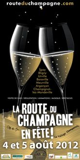 Flyer Route du Champagne en Fête 2012