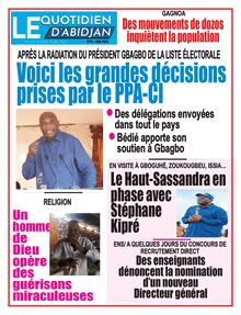 Le Quotidien d Abidjan n°4373 - du mardi 30 mai 2023