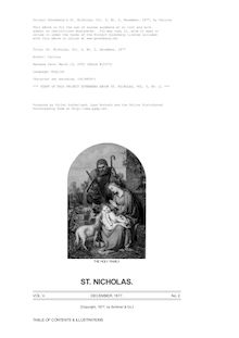 St. Nicholas, Vol. 5, No. 2, December, 1877