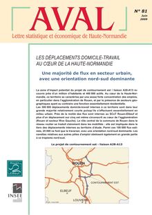 Les déplacements domicile-travail au coeur de la Haute-Normandie : une majorité de flux en secteur urbain, avec une orientation nord-sud dominante