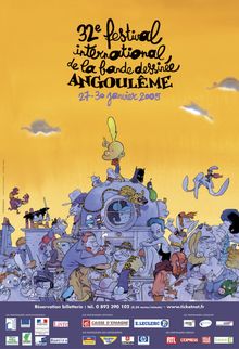 Affiche Festival de la BD Angoulême - 2005
