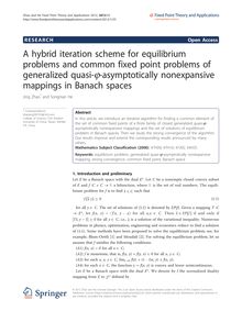 A hybrid iteration scheme for equilibrium problems and common fixed point problems of generalized quasi-Ï•-asymptotically nonexpansive mappings in Banach spaces