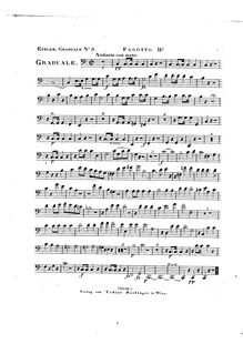 Partition basson 2, Graduale en Epiphania Domini, Eybler, Joseph
