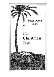 Partition complète, pour Christmass Day, Carol, Dyson, Peter
