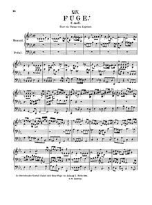 Partition complète (BWV 574), Fugue on a Theme by Giovanni Legrenzi